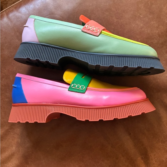 Charlotte Stone Adam lug sole penny loafers in Solimar color Women’s 15 - Picture 7 of 10